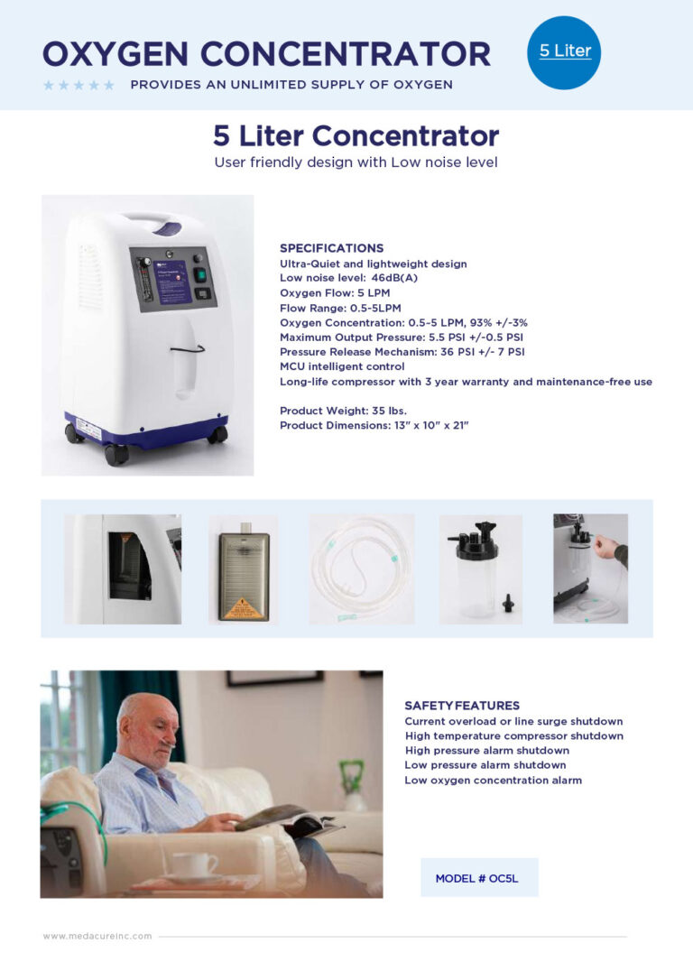 5L Oxygen Concentrator Medacure